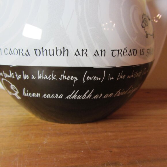 john hinde irish proverbs tea pot 4+ cups (W3976) - Picture 5 of 13